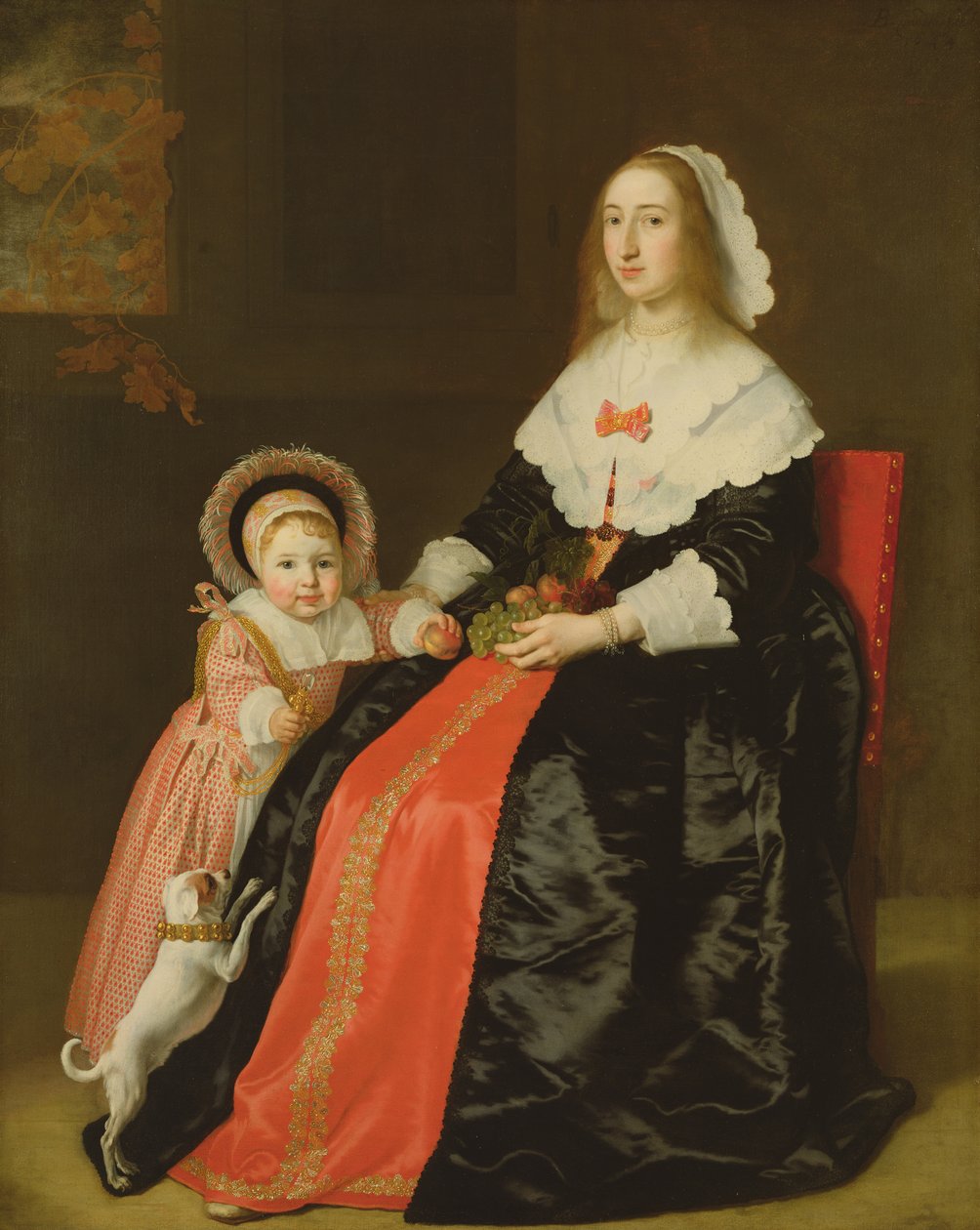 Portrett av en mor og et barn, 1644 av Bartolomeus van der Helst