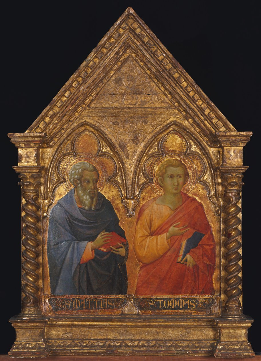 De hellige Matthias og Thomas, ca. 1350. av Bartolommeo Bulgarini