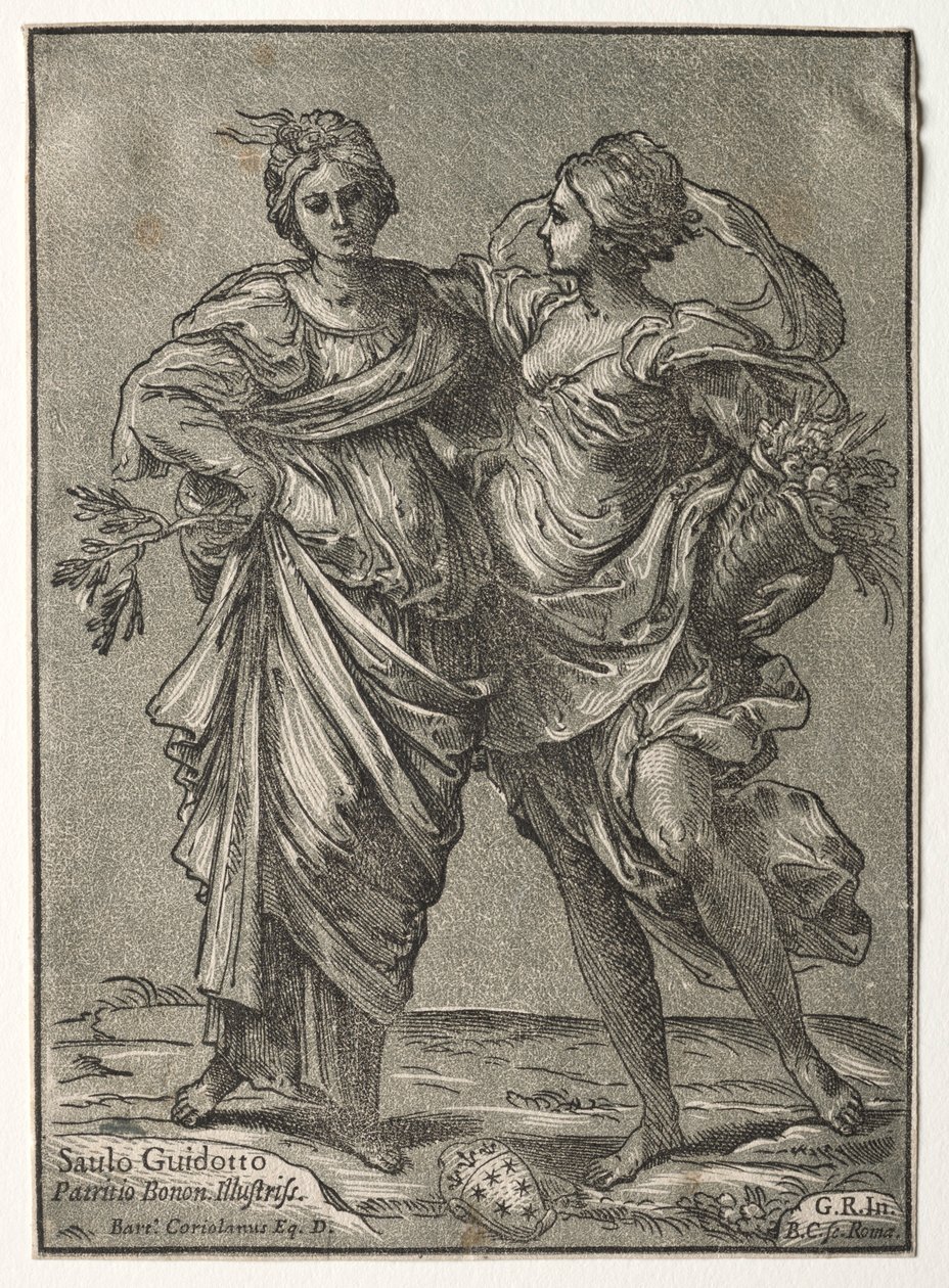 Alliance of Peace and Abundance, 1642. av Bartolommeo Coriolano
