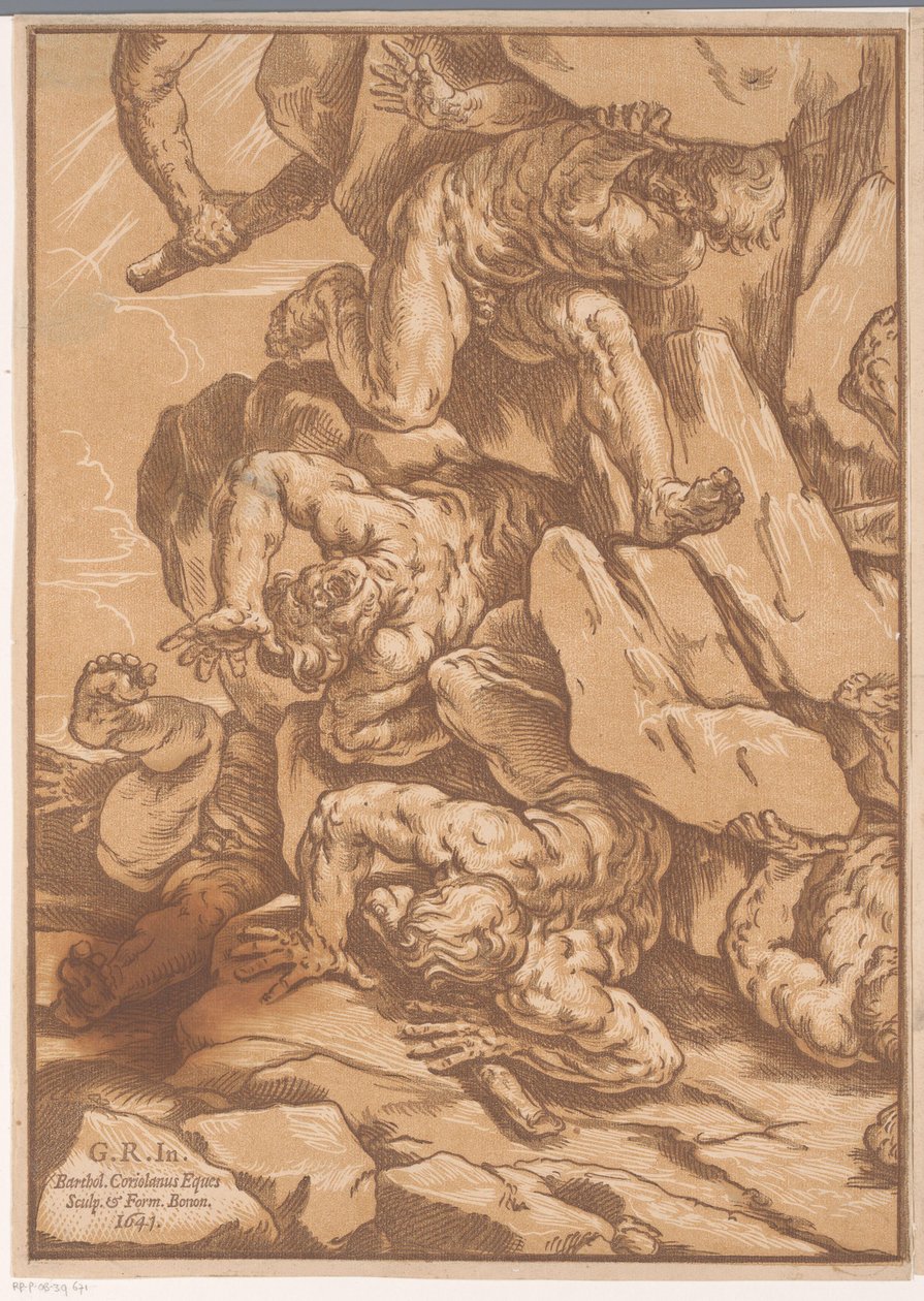 Kjempenes fall (del tre) av Bartolommeo Coriolano