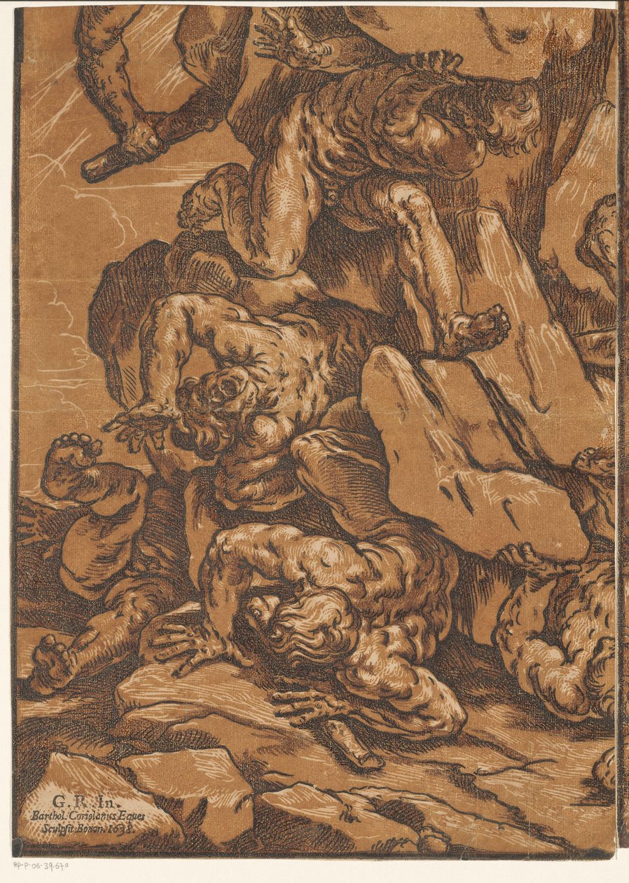 Kjempenes fall (del tre) av Bartolommeo Coriolano