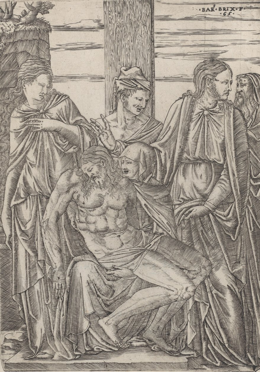 Nedstigningen fra korset, 1565. av Bartolommeo da Brescia
