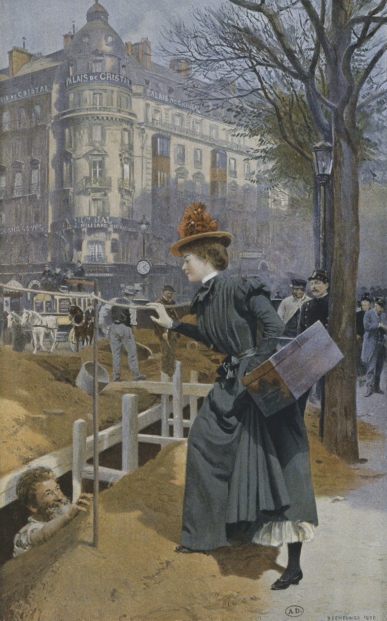 Ærendejenta i Paris, 1898 av Basile Lemeunier