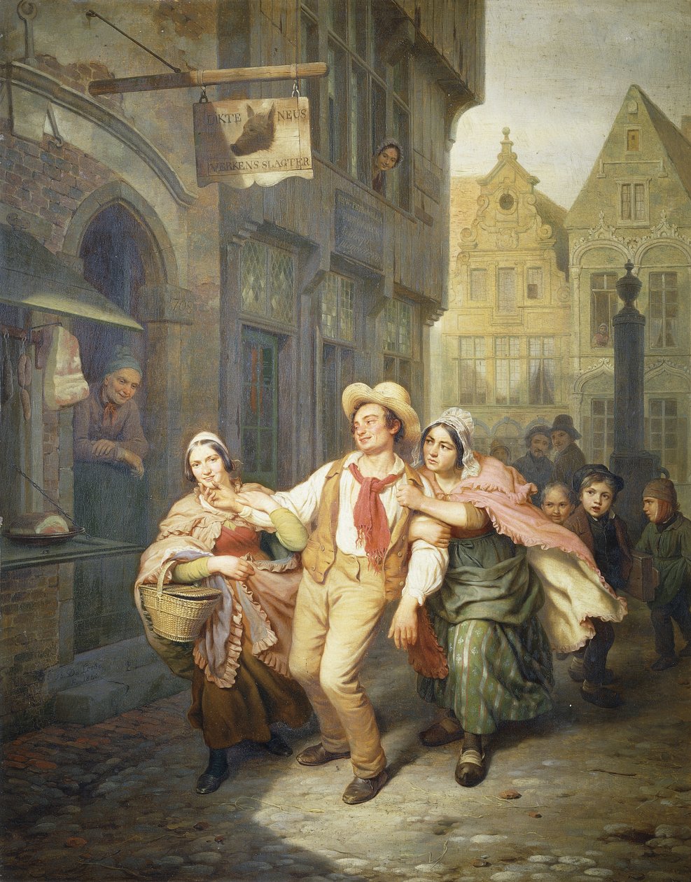 Rivalene, 1840 av Basile de Loose