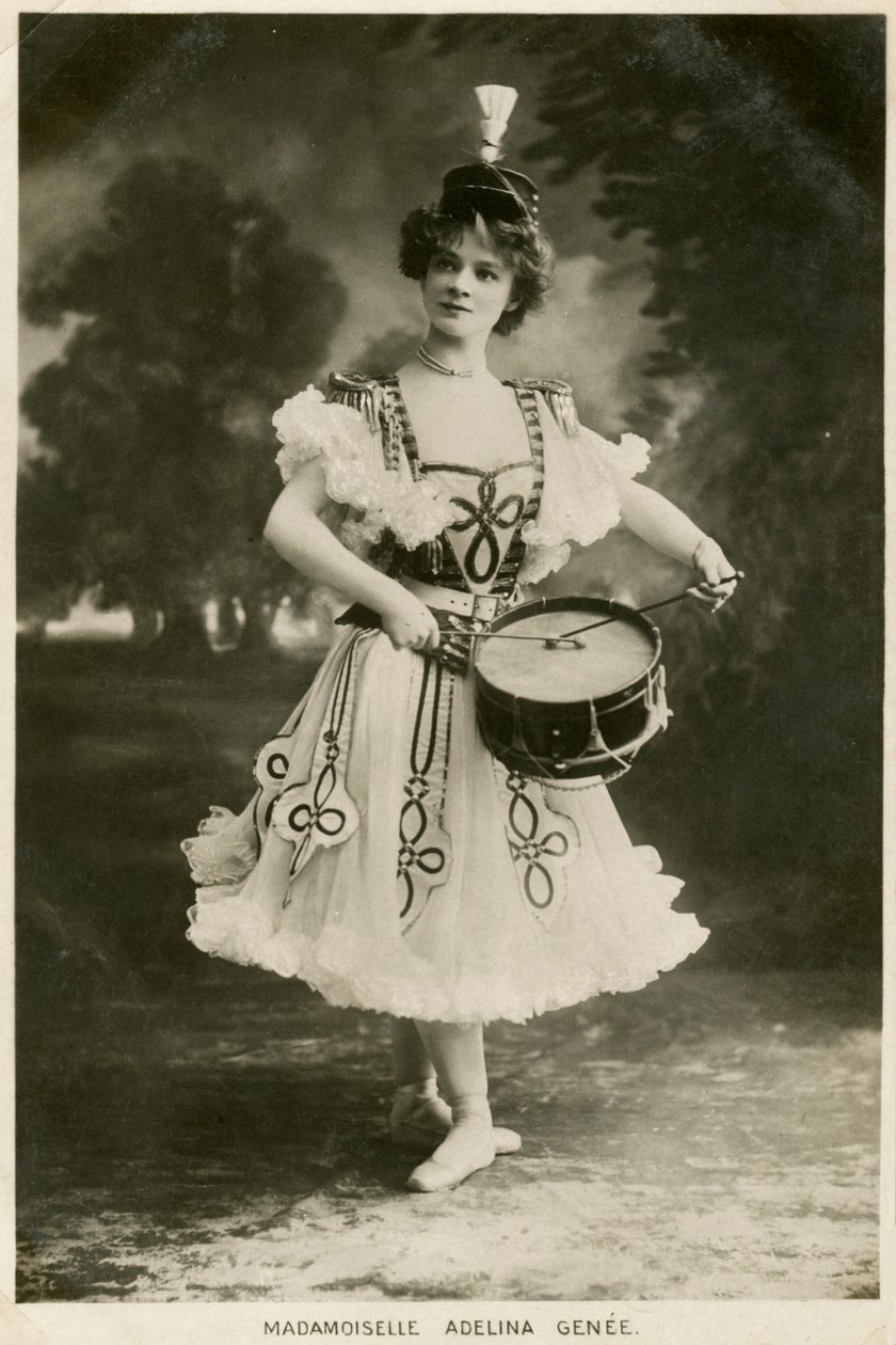 Adelina Genee , danskfødt britisk ballettdanser, c1906. av Bassano Studio