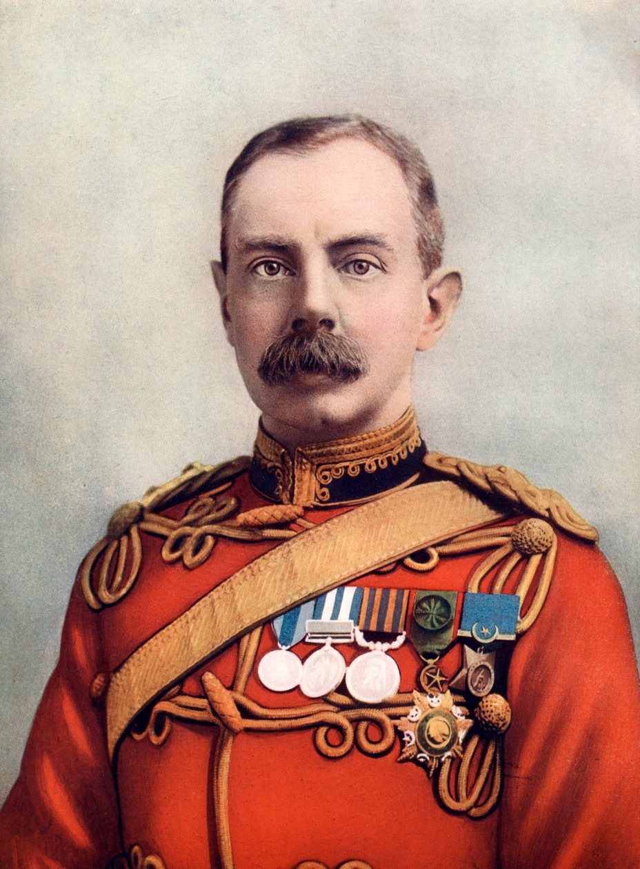 Oberstløytnant HCO Plumer, kommanderende i Tuli, Rhodesia, 1902. av Bassano Studio