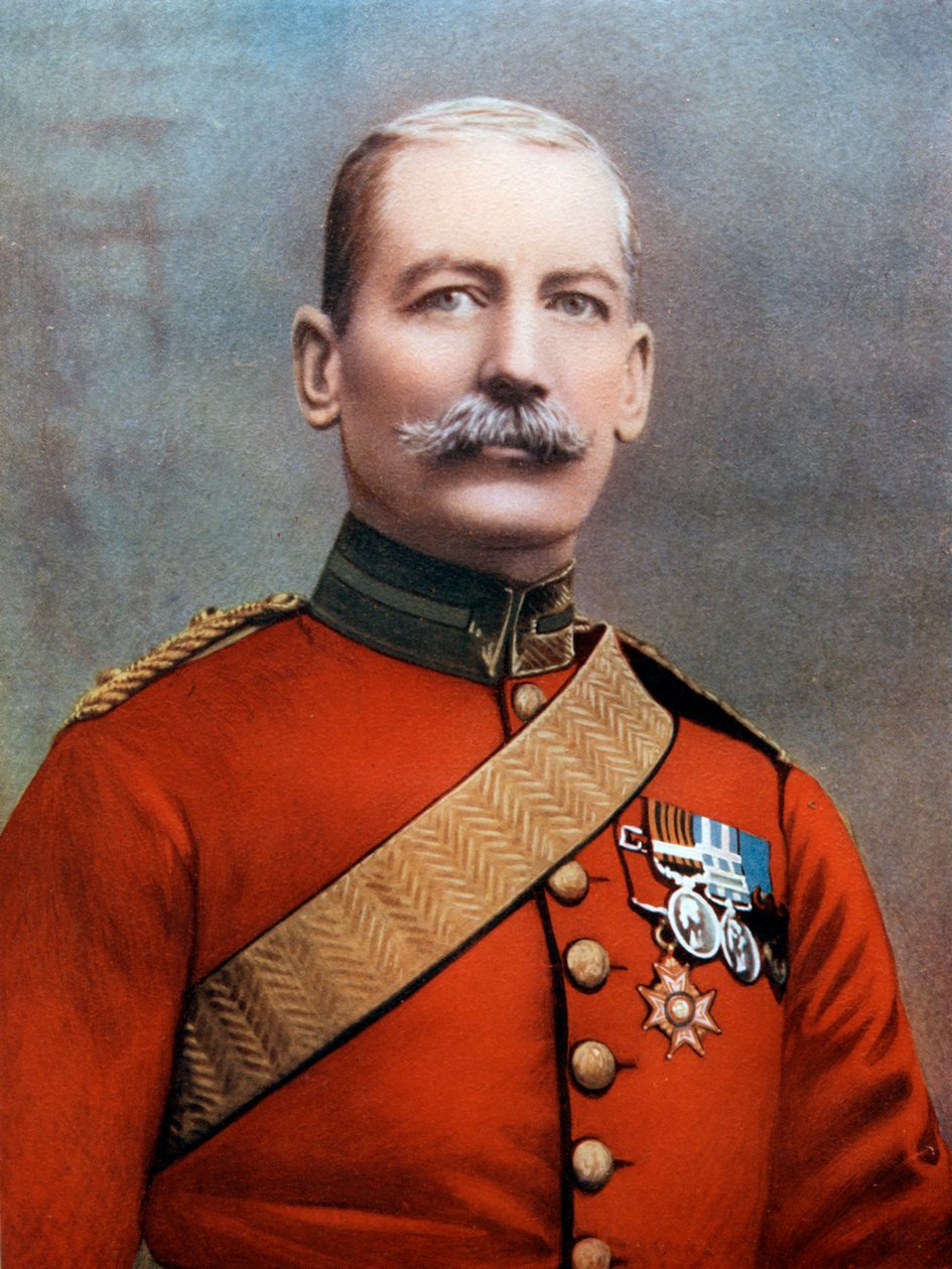 Generalmajor JBB Dickson, kommanderte 4th Cavalry Brigade, South Africa Field Force, 1902. av Bassano Studio