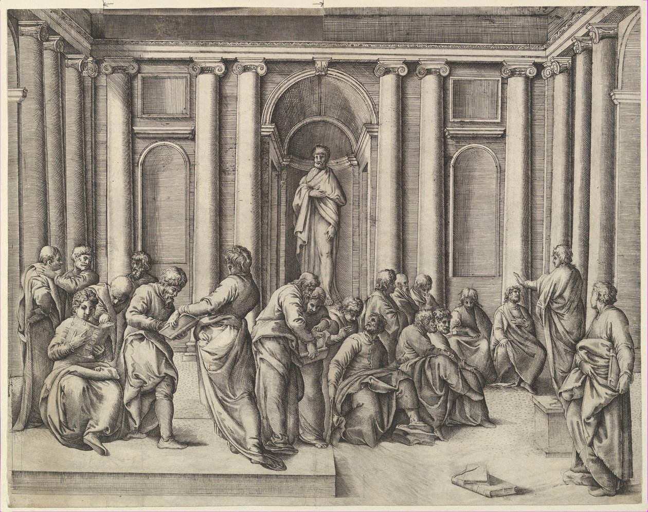 Kristus blant legene, ca. 1540-45. av Battista Franco Veneziano