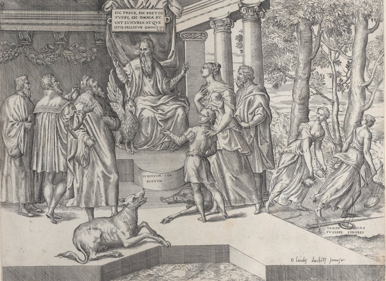 Den korrupte dommeren, 1565-73. av Battista del Moro