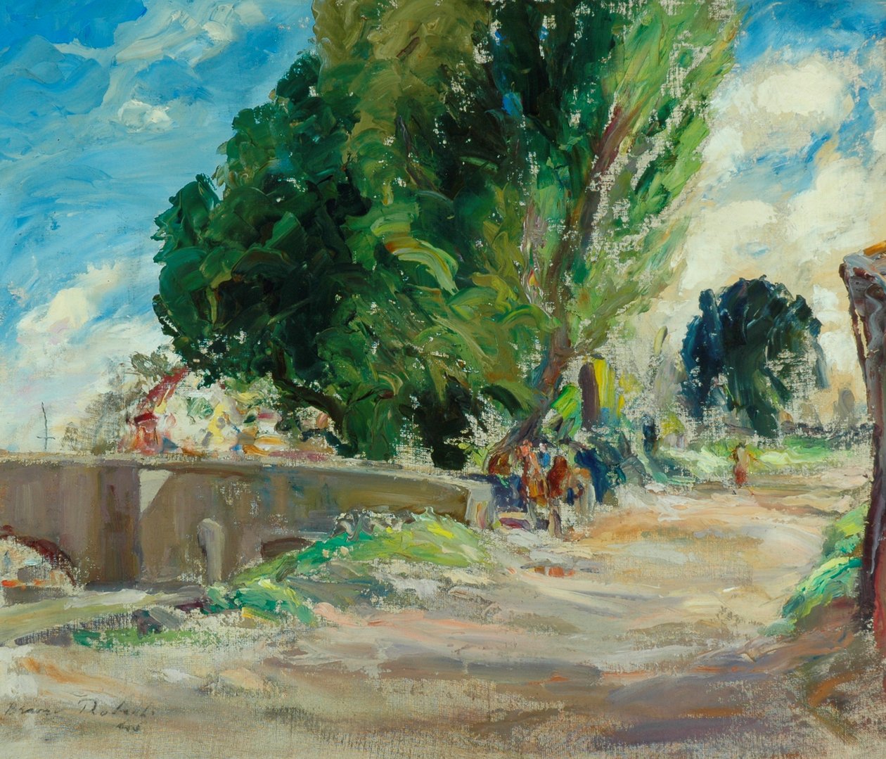 En vindfull dag, 1945 av Beaver Roberts