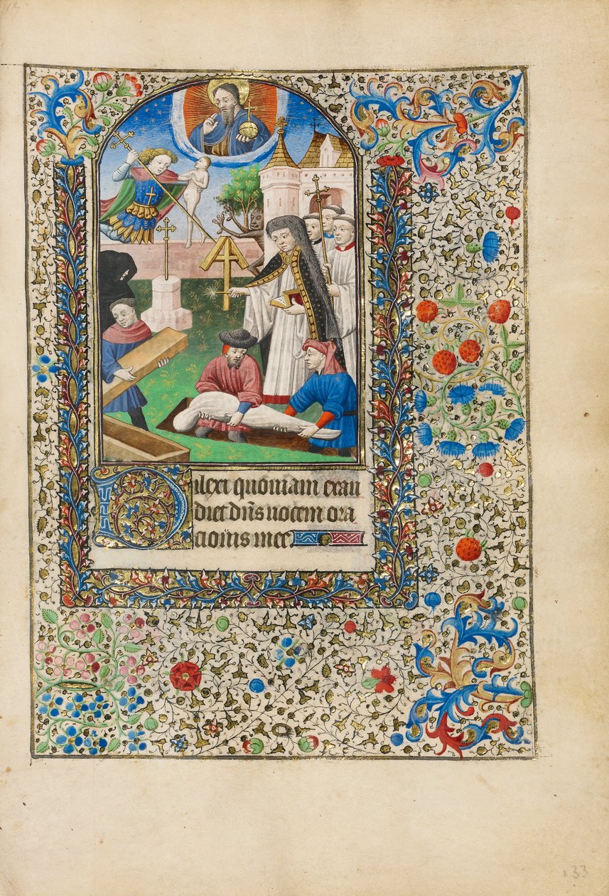 En begravelse, ca. 1440-50 av Bedford Master Workshop