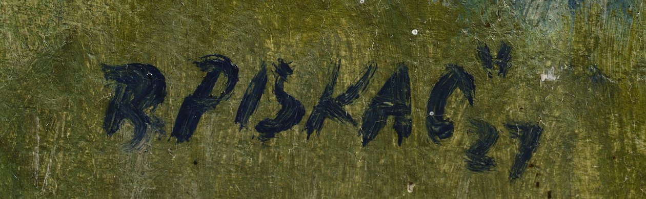 Bedřich Piskač - signatur av Bedřich Piskač