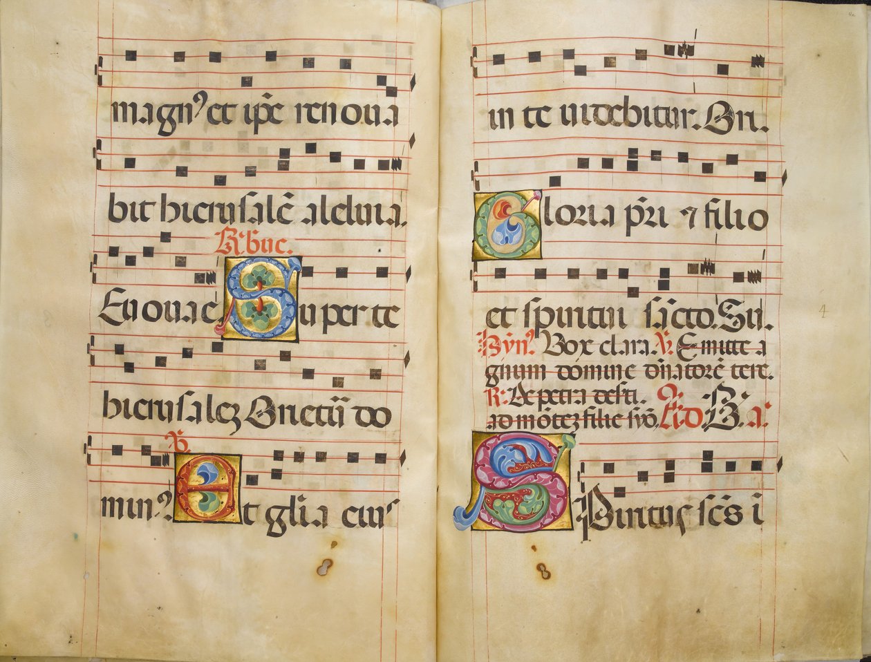Benedictine Antiphonary, ca. 1467-70. av Belbello da Pavia