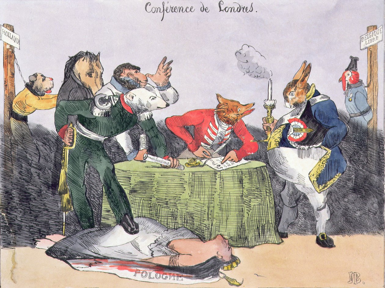 En konferanse i London, 4. november 1830 av Belgian School