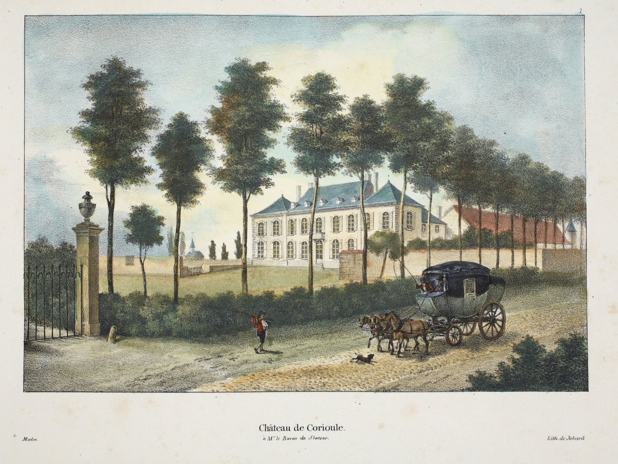 Corioule Castle, ca. 1895 (fotokrom) av Belgian School