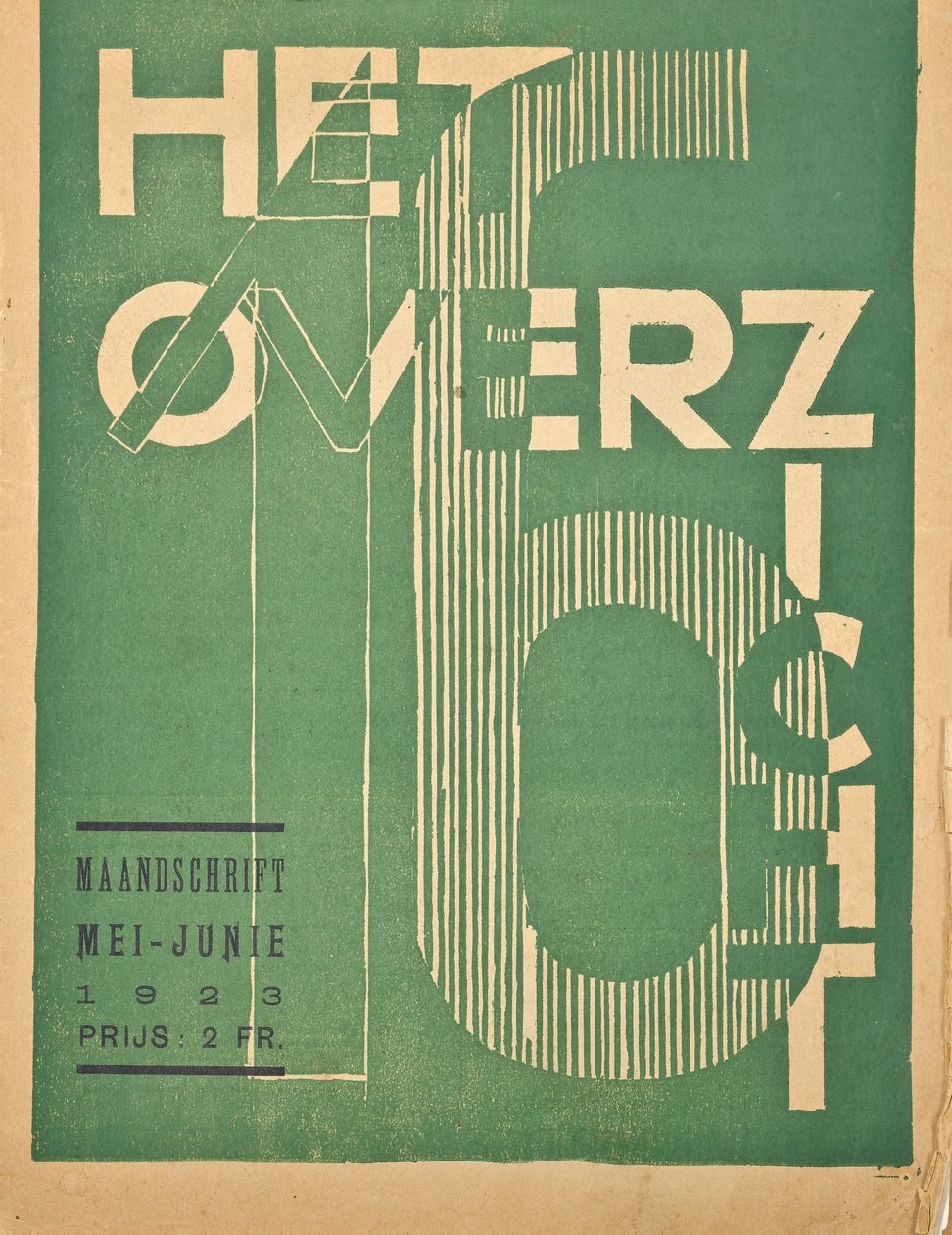 Forside for en utgave fra 1923 av magasinet "The Overview", 1923 av Belgian School