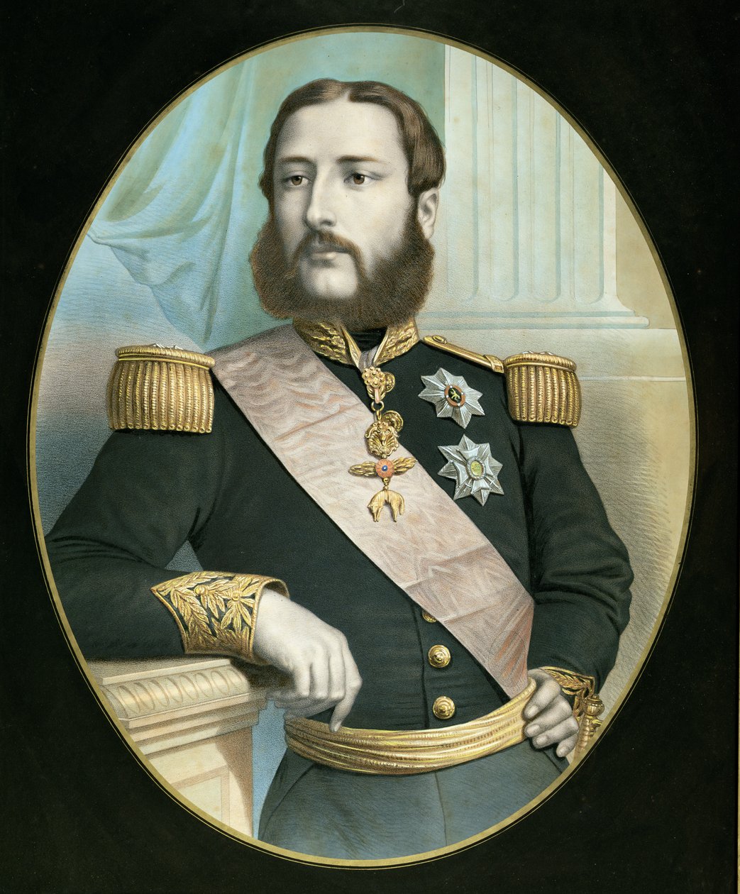 Leopold II (1835-1909) ca. 1866-67 av Belgian School