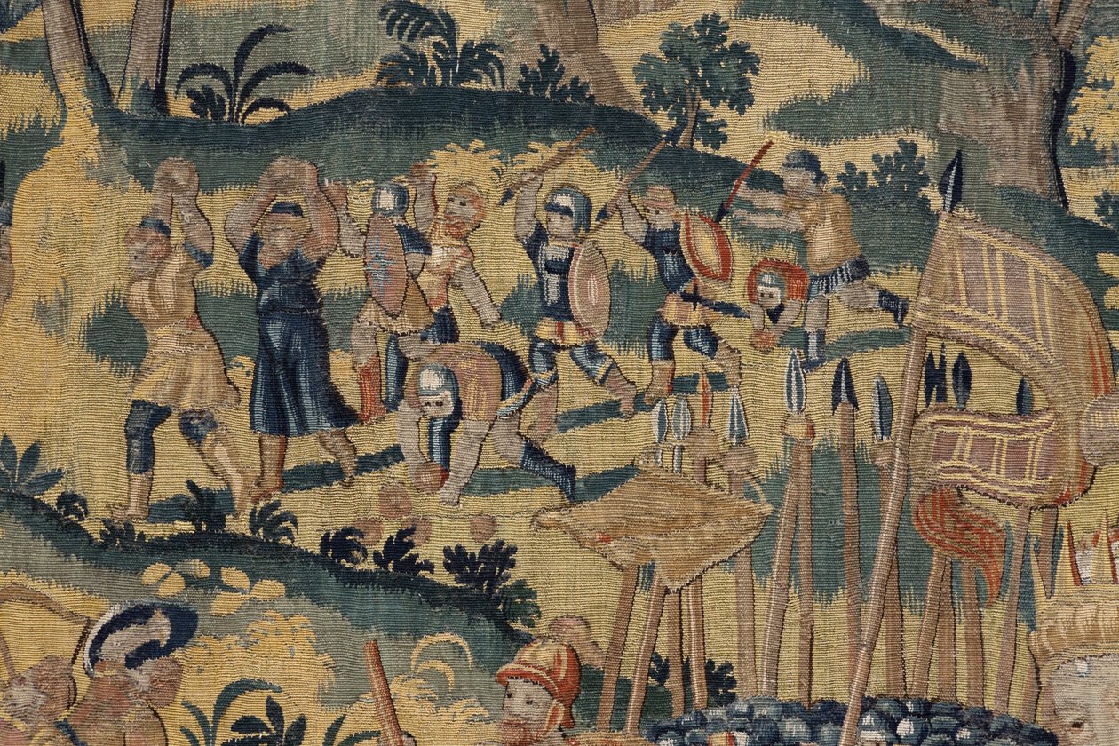 Historien om Kyros II den store, ca. 1590 (teppe) av Belgian School