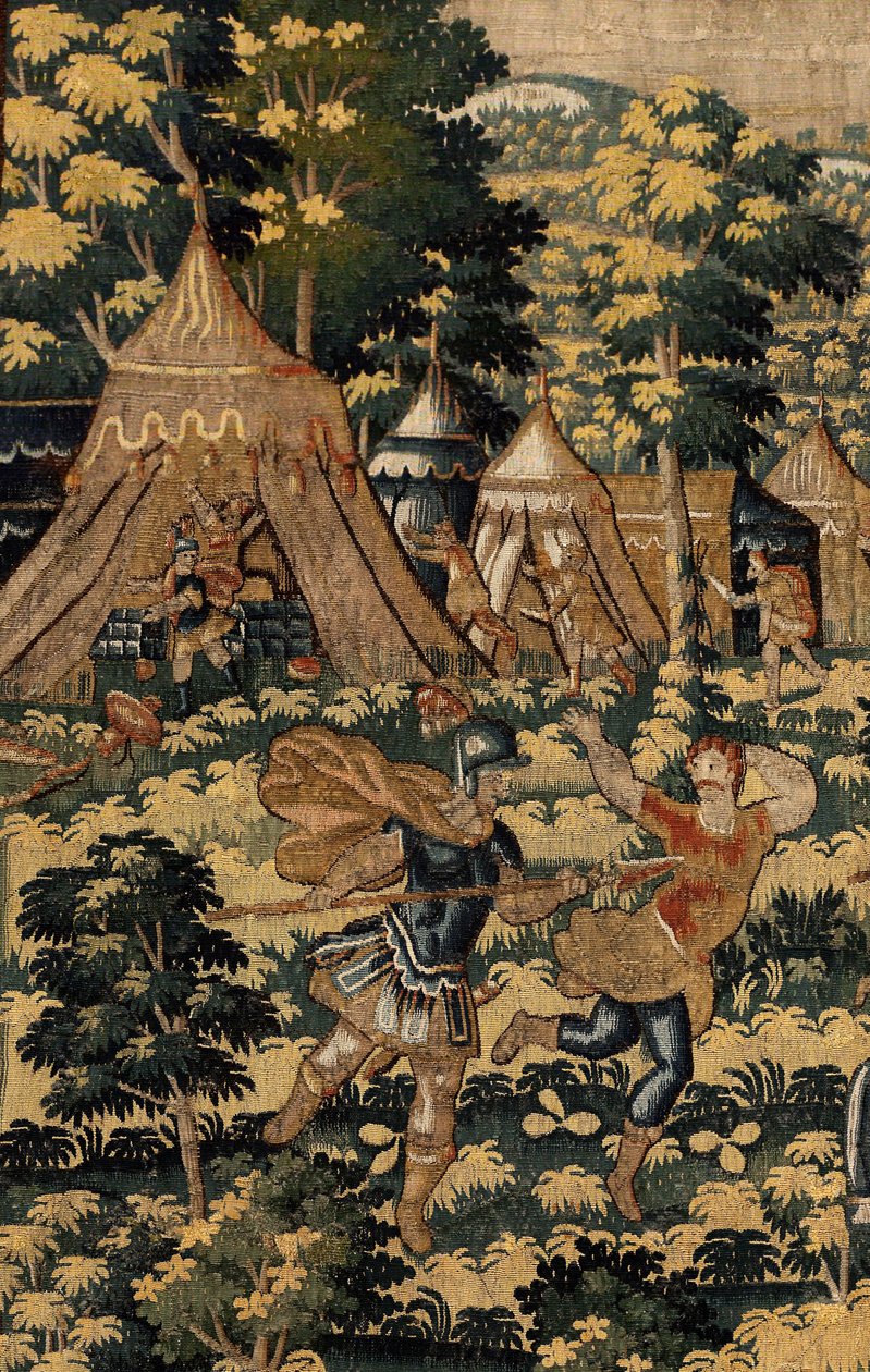 Historien om Kyros II den store, ca. 1590 (teppe) av Belgian School