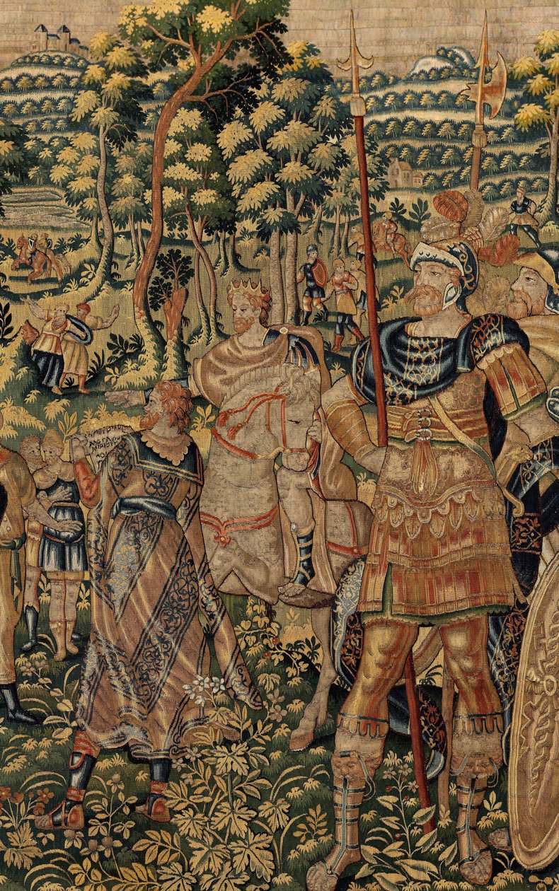 Historien om Kyros II den store, ca. 1590 (teppe) av Belgian School