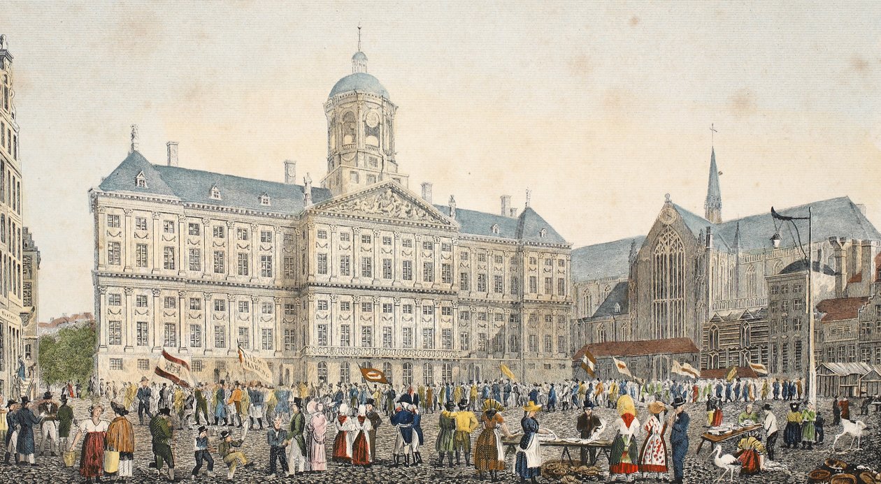 Gatebilde, ca. 1895 (photochrom) av Belgian School