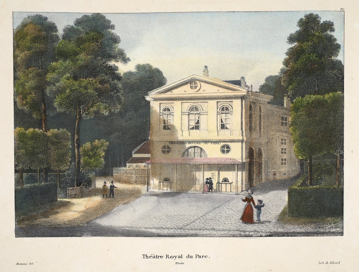 Royal Park Theatre, ca. 1895 (fotokrom) av Belgian School