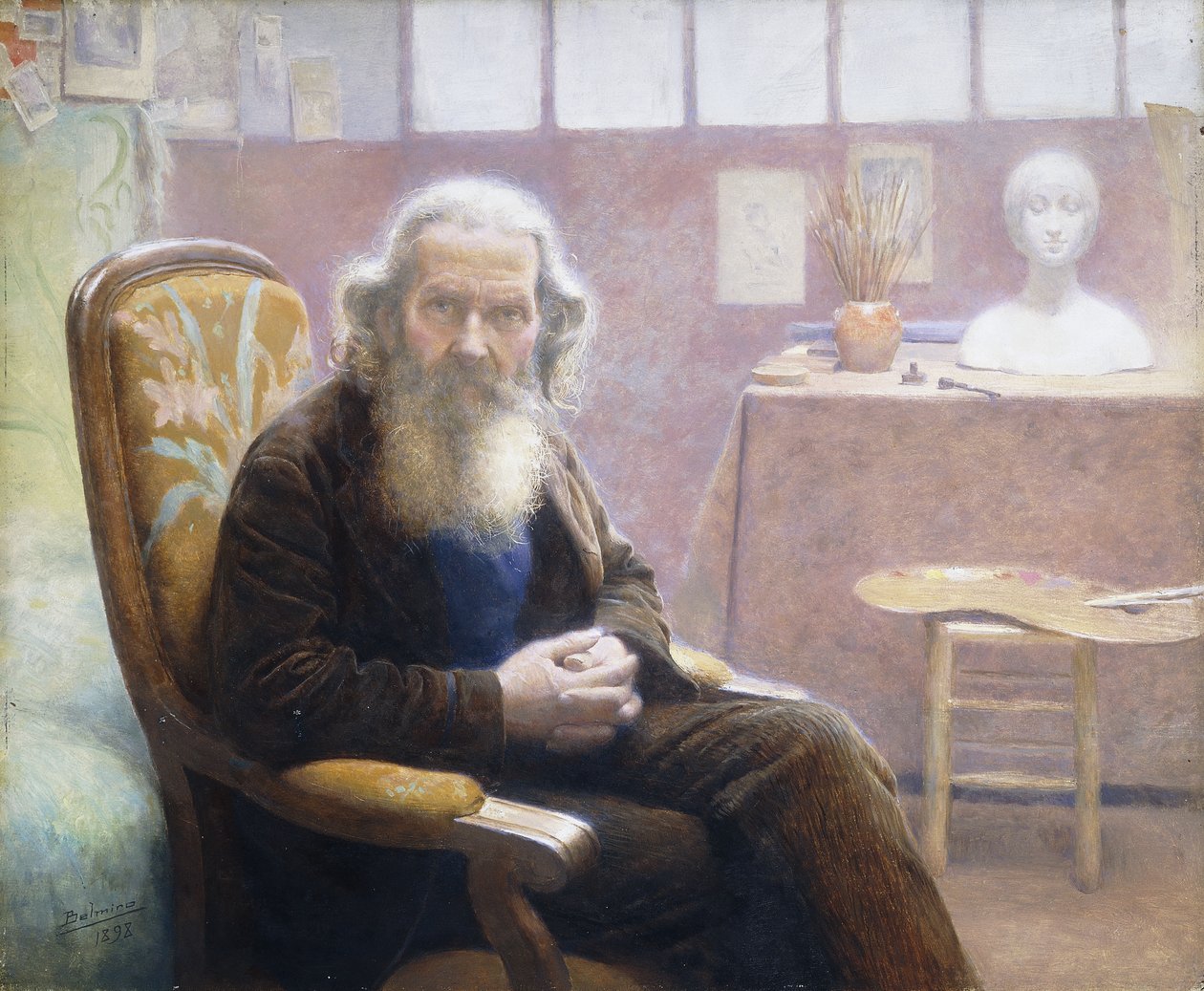En gammel kunstner; En gammel kunstner av Belmiro de Almeida