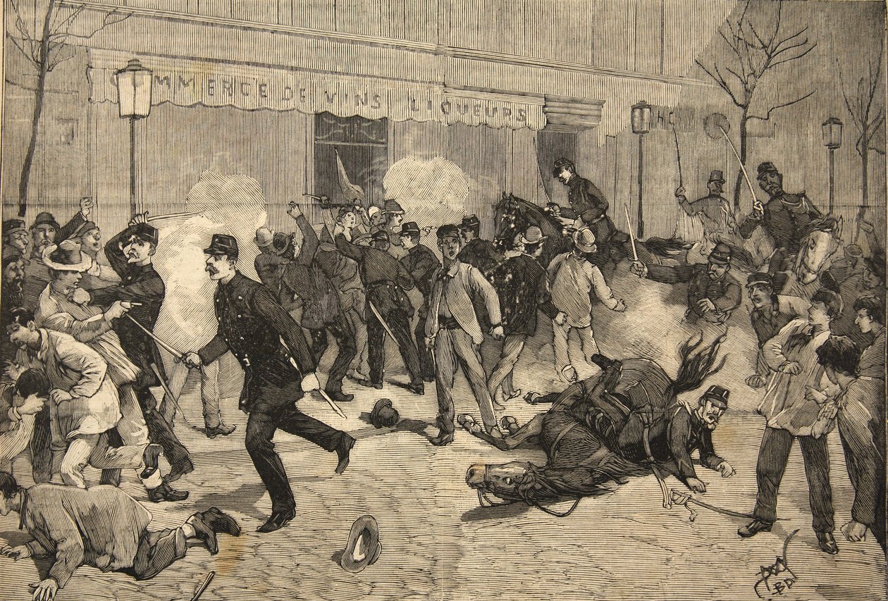 The Riot at Clichy, Frankrike, fra 