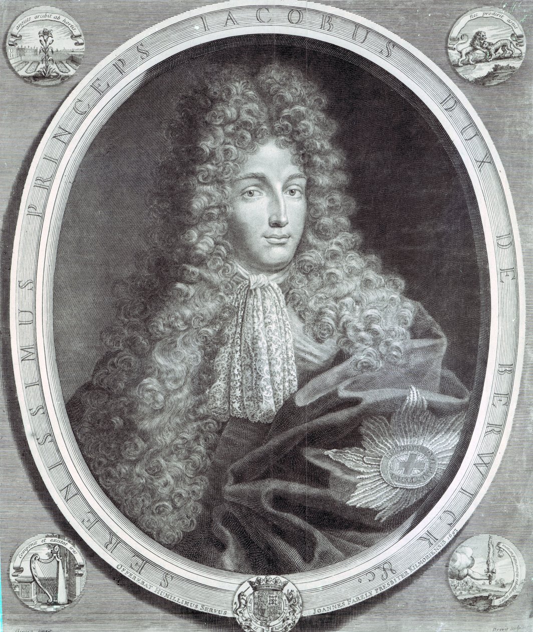 James Fitzjames, hertug av Berwick gravert av Pierre Drevet, 1693 (etsing og gravering) av Benedetto the Younger Gennari