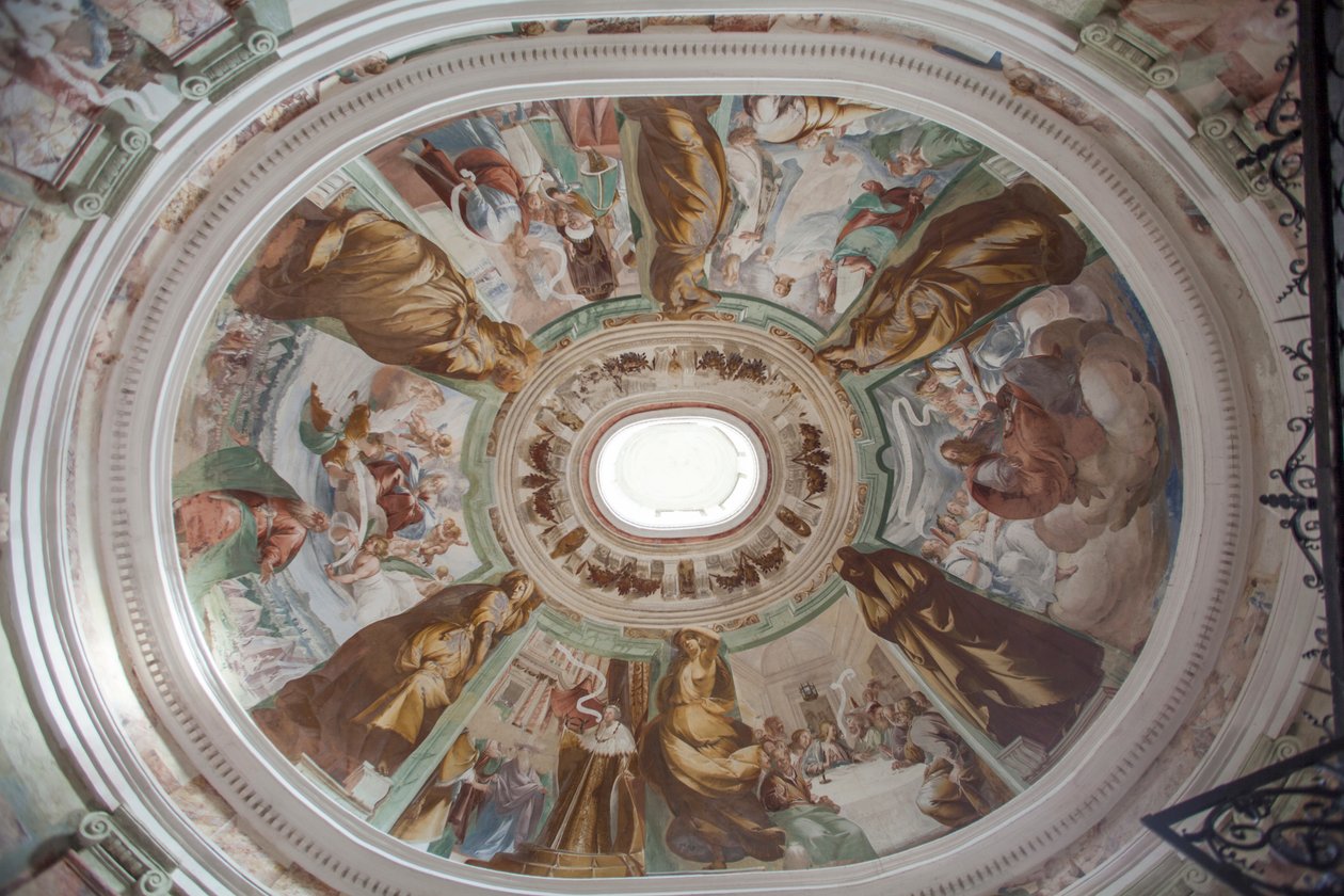 Hvelv med bibelske scener av Benedetto Crespi