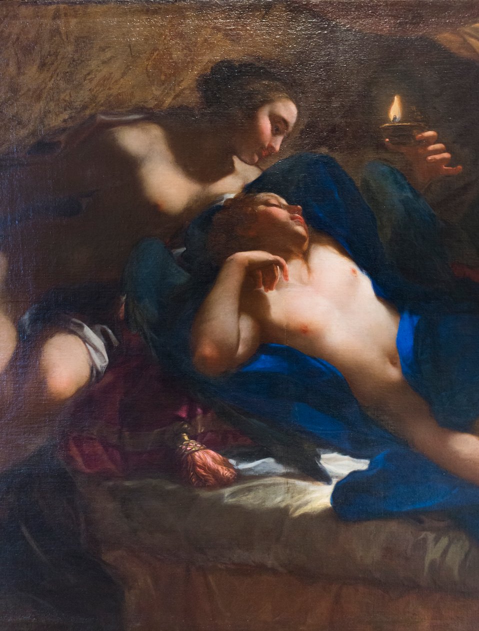 Kjærlighet og psyke, detalj (olje på lerret) av Benedetto Luti