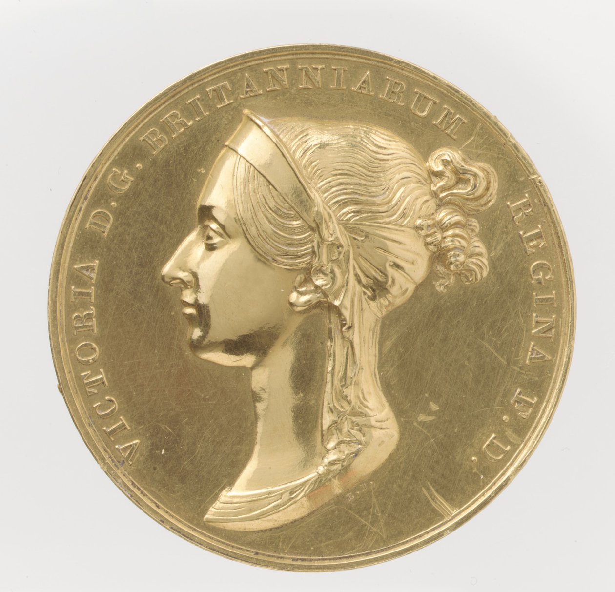 Dronning Victoria kroningsmedalje av Benedetto Pistrucci