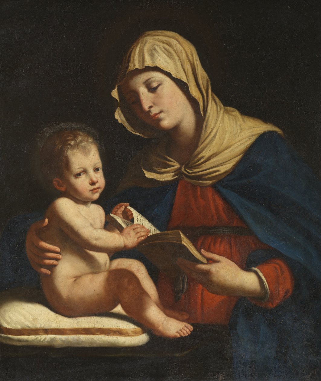Jomfru og barn, ca. 1655-60 av Benedetto the Younger Gennari