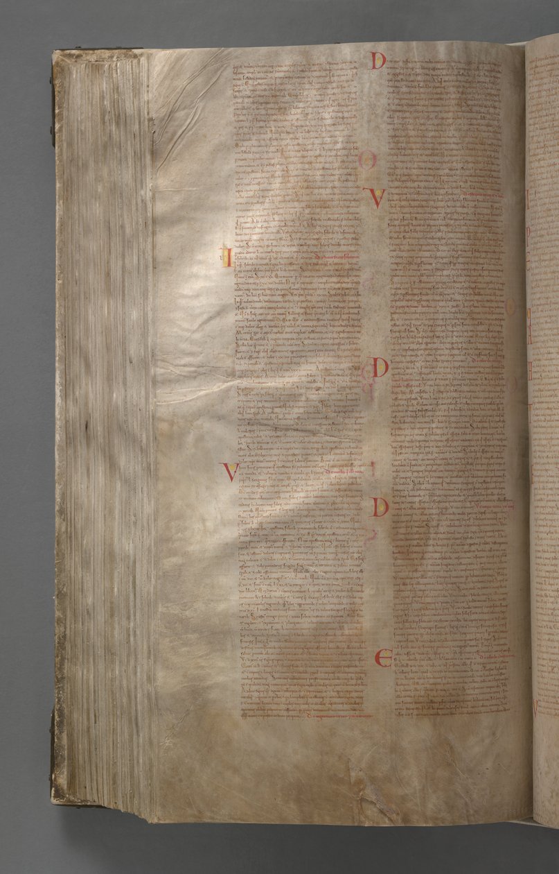 The Codex Gigas (Giant Book) av Benedictine monastery of Podlažice