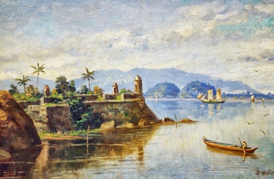 Itapema og Outeirinhos fort av Benedito Calixto