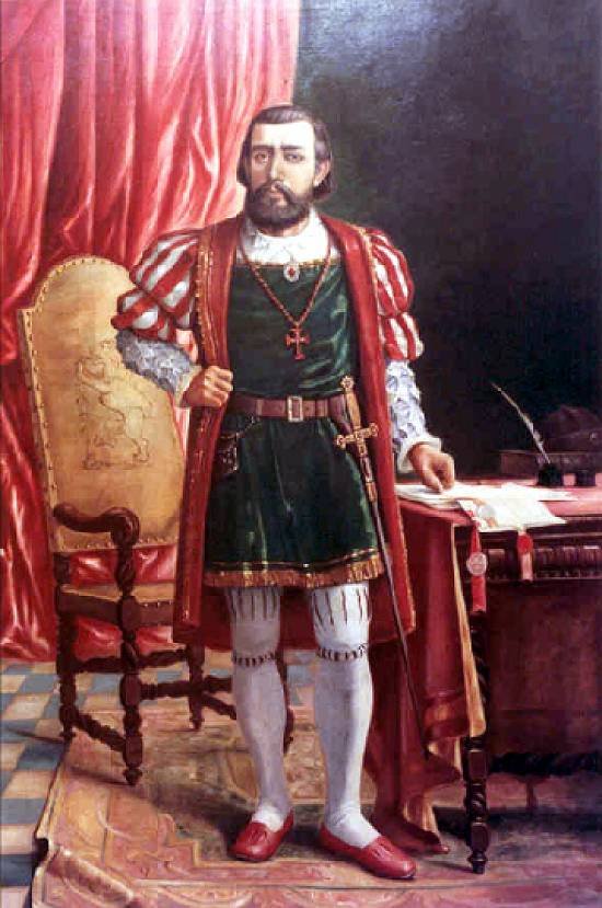 Portrett av Martim Afonso de Souzan av Benedito Calixto