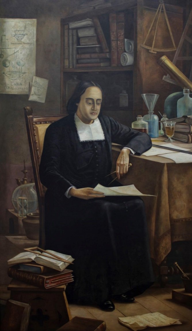 Portrett av far Bartholomew de Gusmaon av Benedito Calixto