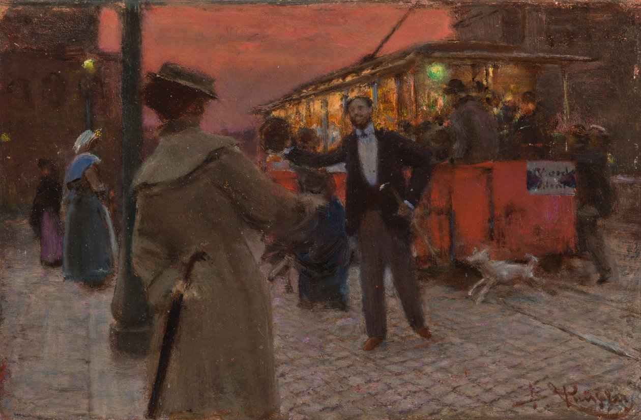 Romersk sporvei, 1905 av Benes Knupfer