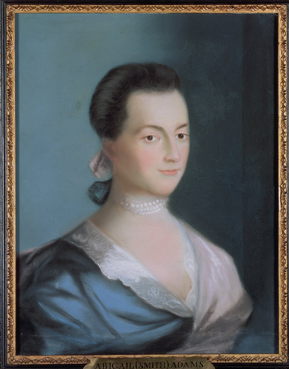 Abigail Smith Adams, ca. 1766 (pastell på papir) av Benjamin Blyth