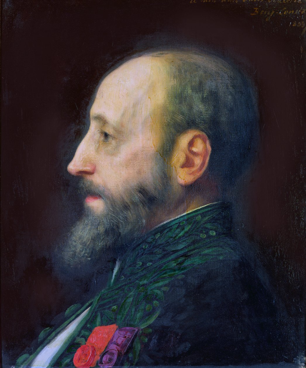 Jules Claretie (1840-1913) 1893 av Jean Joseph Benjamin Constant