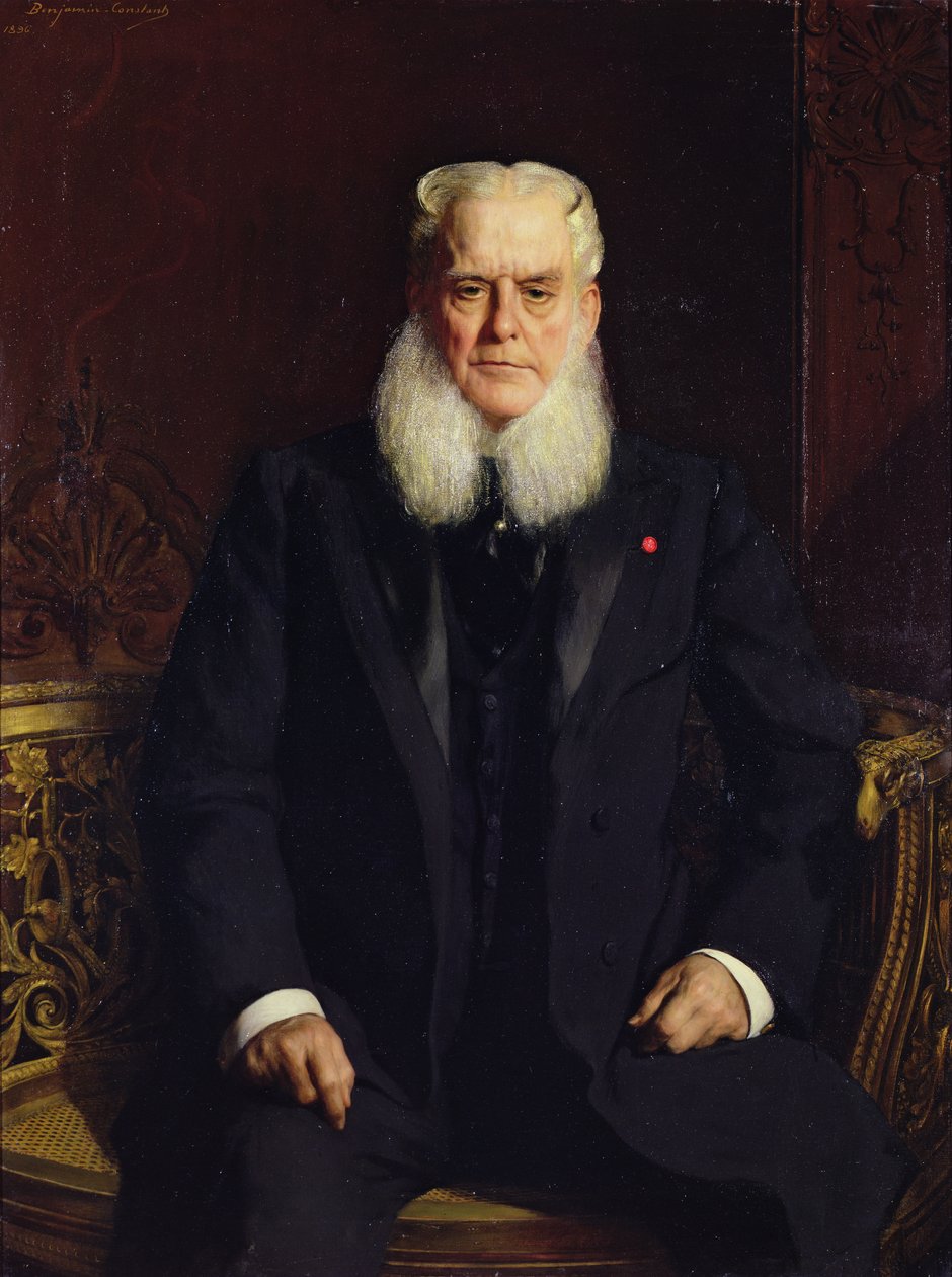 Portrett av Alfred Chauchard (1821-1909) 1896 av Jean Joseph Benjamin Constant