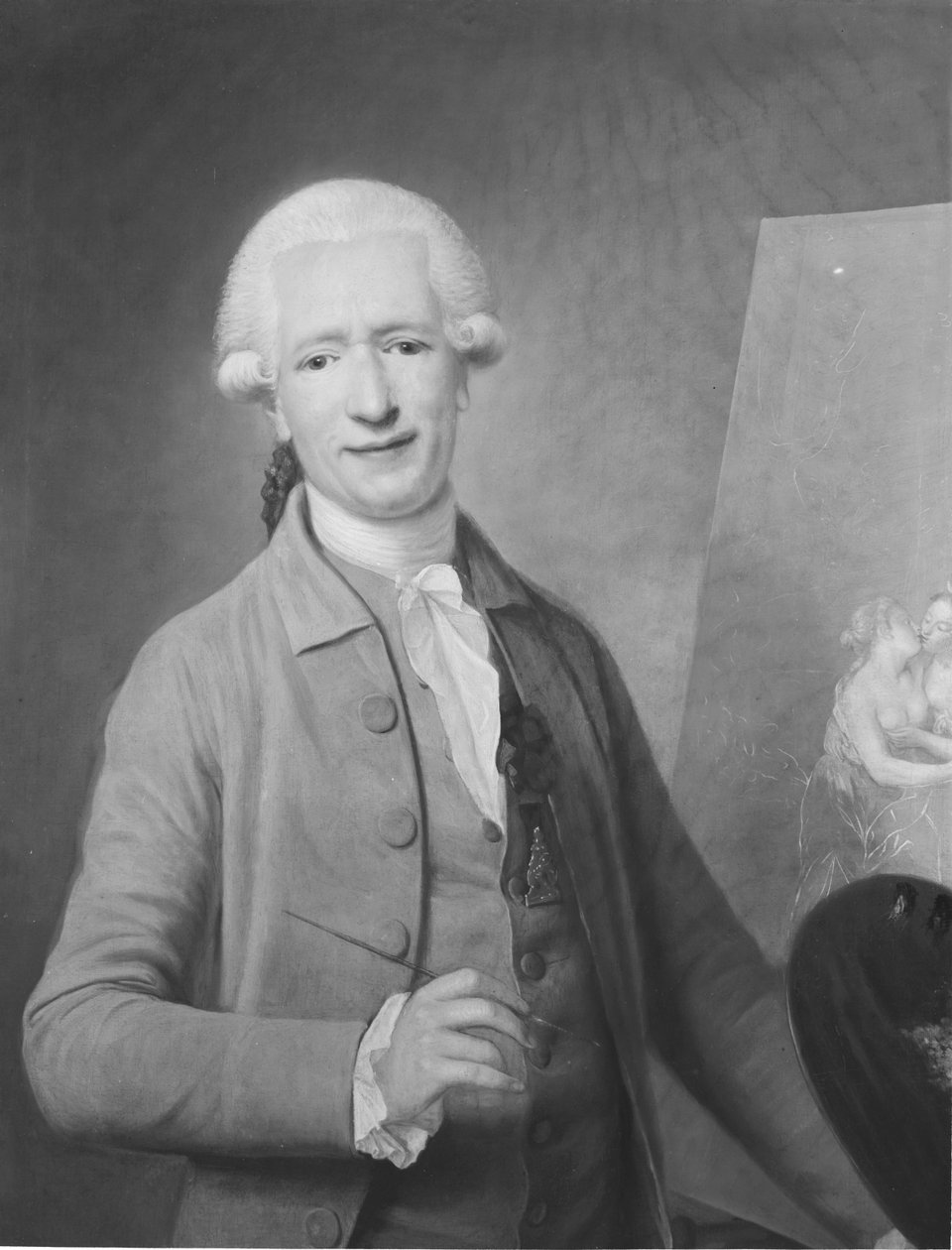 Selvportrett av Benjamin Samuel Bolomey