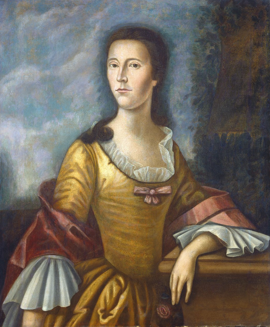 Mary Bethel Boude (Mrs. Samuel Boude), 1755-6 av Benjamin West