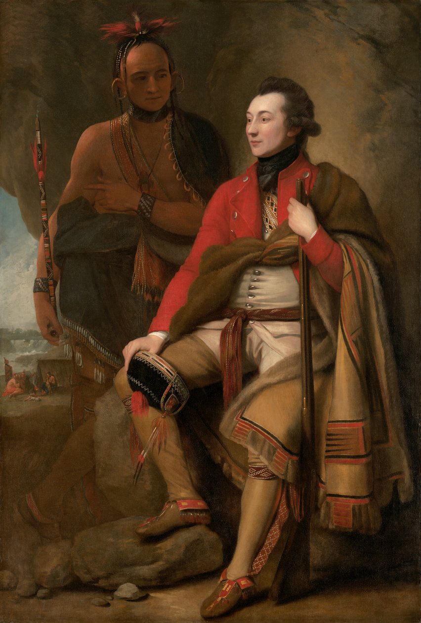 Portrett av oberst Guy Johnson av Benjamin West