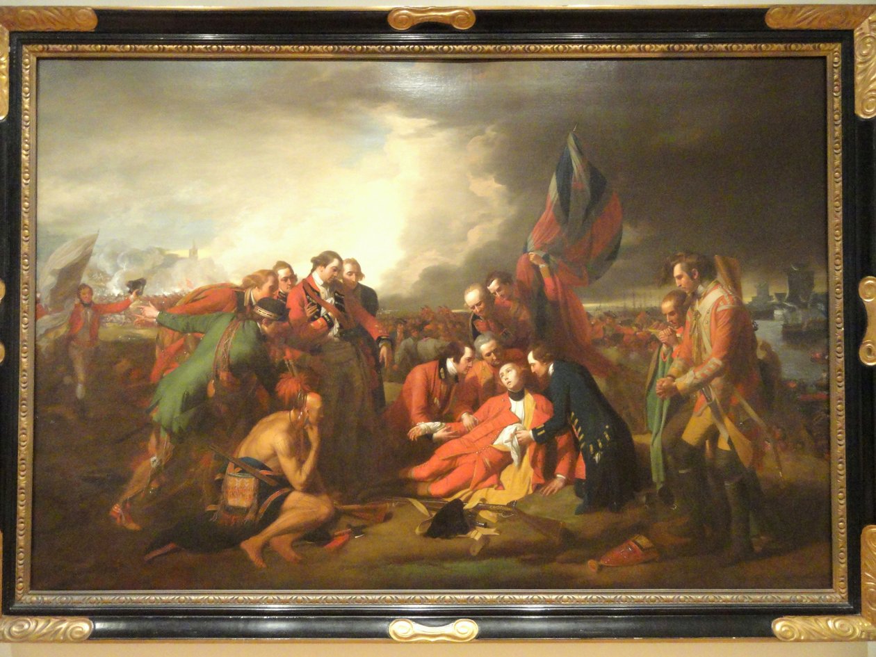 General Wolfes død av Benjamin West