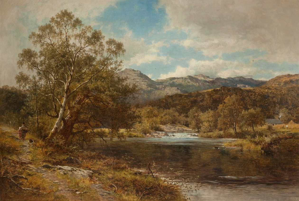 På Llugwy, Nord-Wales av Benjamin Williams Leader