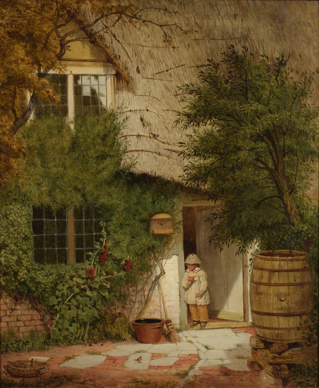 Den vennlige Robin, 1856 av Benjamin Williams Leader
