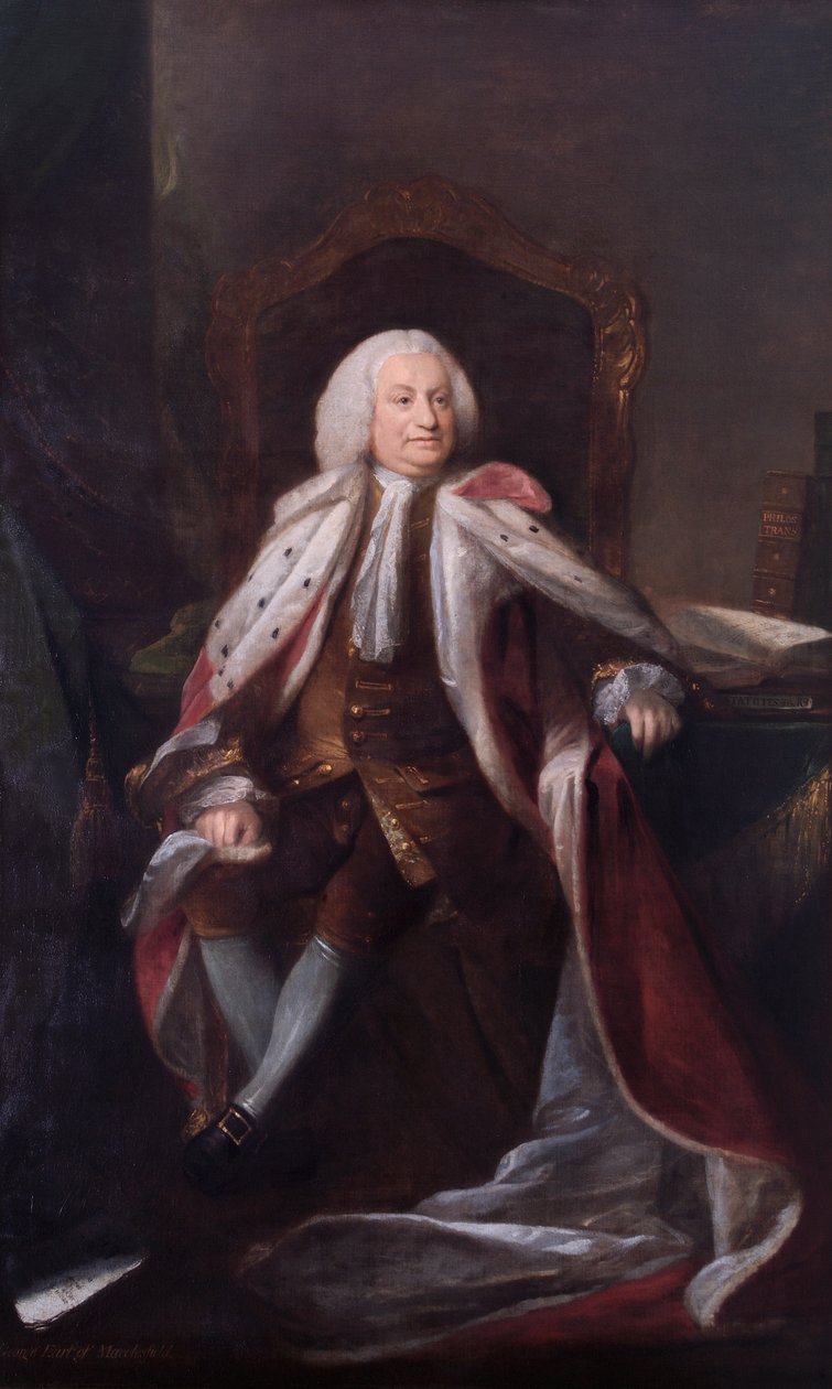 George Parker, 2. jarl av Macclesfield av Benjamin Wilson