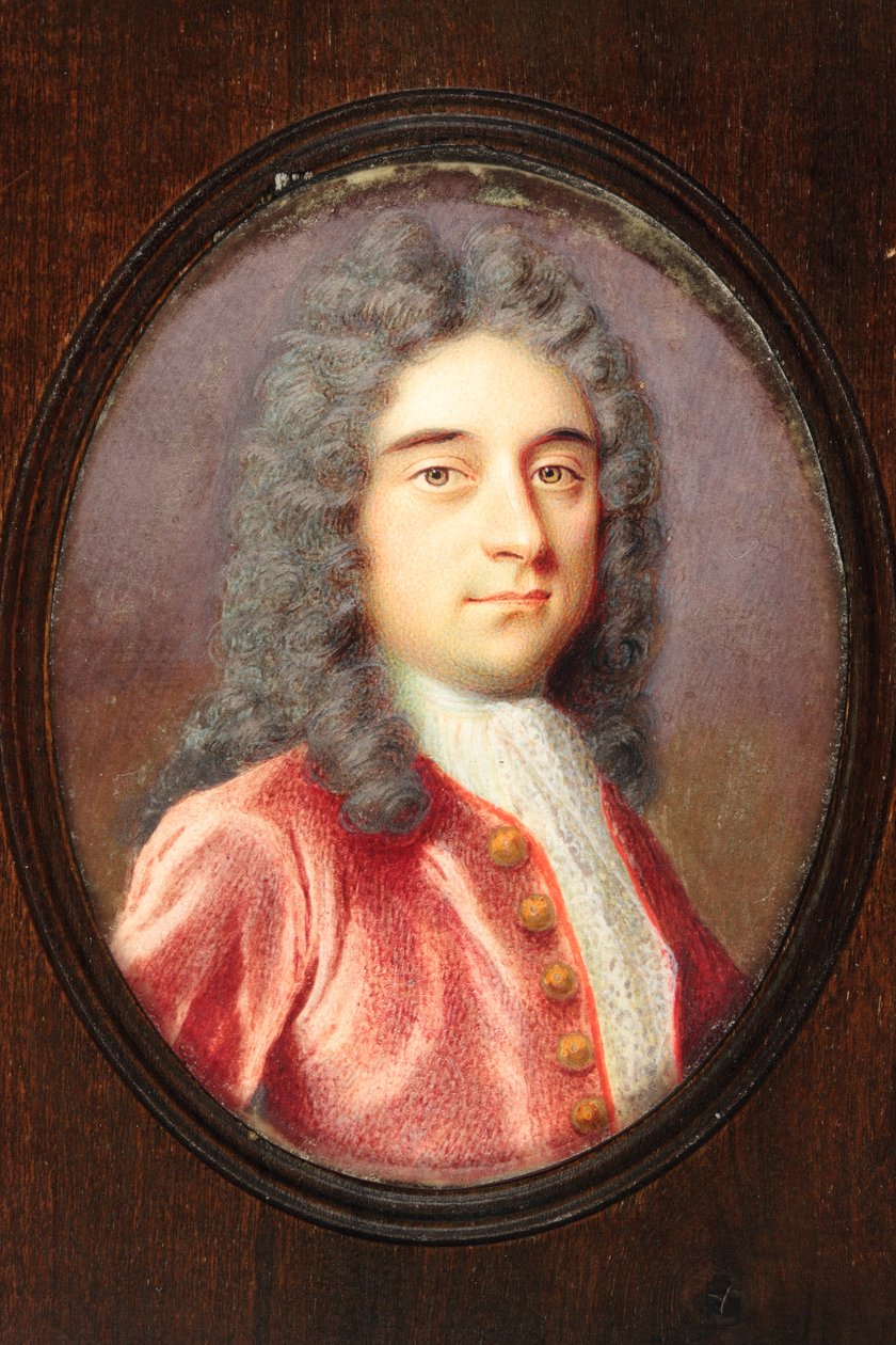 Grev Johann Reinhold Patkul, 1714 (wc på elfenben) av Benjamin Arlaud