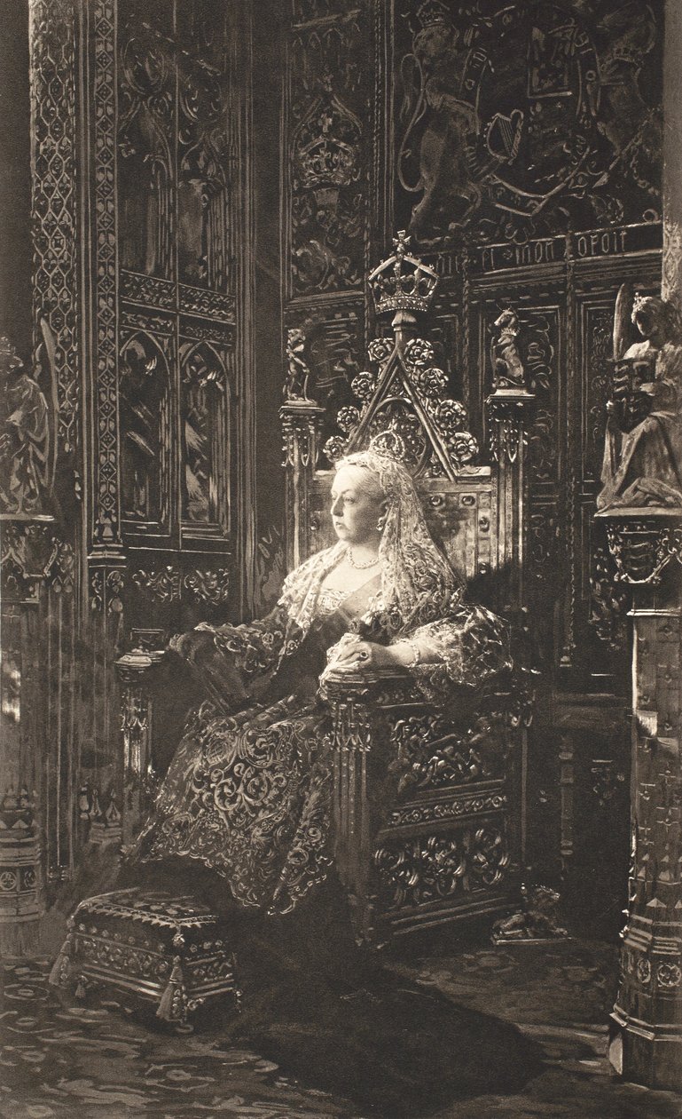 Dronning Victoria, 1901. av Benjamin Constant